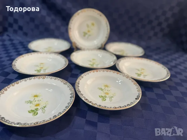 Порцеланови чинии -Коста Йорданов -Видин, снимка 5 - Сервизи - 55399728