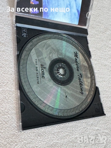 CD диск Modern Talking - alone , The 8th album, снимка 5 - CD дискове - 54387285