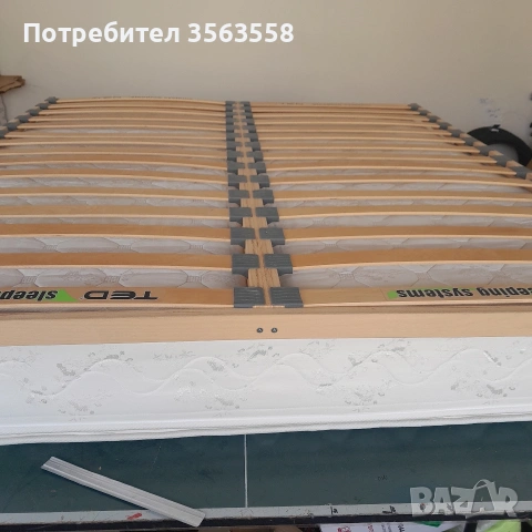 Матрак и подматрачна рамка ТЕД 164/190см, снимка 8 - Спални и легла - 54712647