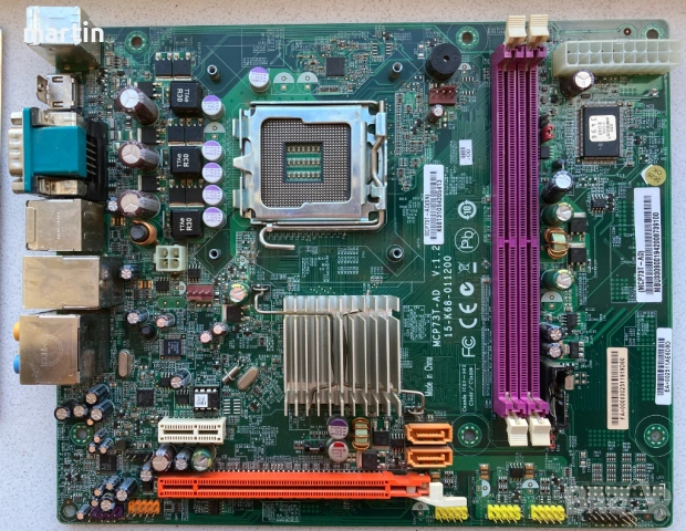 Дънна платка MCP73T-AD GeForce 7100 Motherboard LGA 775 DDR2, снимка 10 - Дънни платки - 54456728