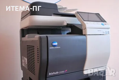 Обновеното цветно многофункционално устройство Konica Minolta Bizhub C3351