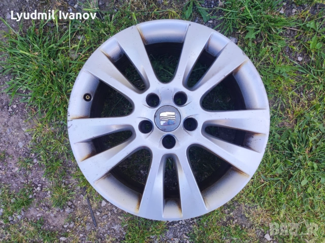 Оригинални алуминиеви джанти 17-ки Ronal за Seat Alhambra 7N 2010-2020г., снимка 4 - Гуми и джанти - 54861919