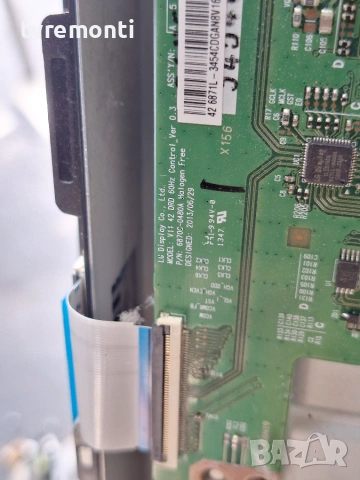 T-Con Board 6871L-3454G 6870C-0480A, for 42inc DISPLAY V420FWSD02 P1 , PANASONIC модел TX-42AS500E , снимка 2 - Части и Платки - 54978725