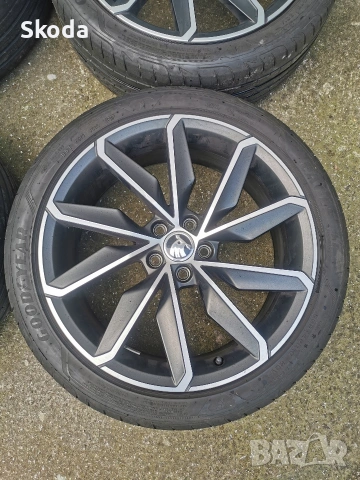 Skoda scala 5x100 18 , снимка 6 - Гуми и джанти - 54405448