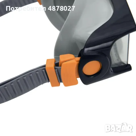 Комплект за шнорхелинг Bestway – маска, шнорхел и плавници с UV защита и суха система, снимка 4 - Водни спортове - 55334159