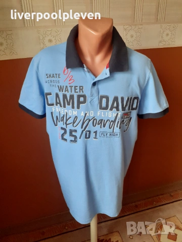 👉Camp David Original L ефектна, снимка 3 - Тениски - 54599942