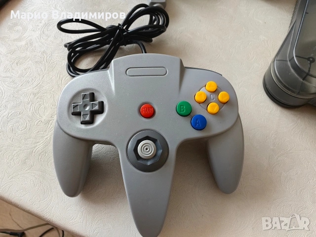 Nintendo 64 Smoke Grey clear , снимка 7 - Nintendo конзоли - 55249967