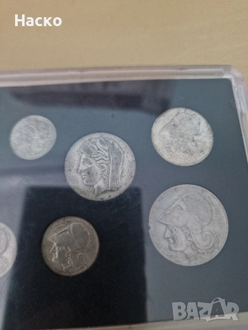 Сет Гърция Монети 1926 1930 драхма драхми 5 10 20 , снимка 5 - Нумизматика и бонистика - 54631751