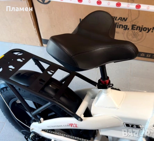 Нов! Електрически велосипед Victrip T6 300 км. 1000W 48V/55Ah 45 км. ч. , снимка 5 - Велосипеди - 54623981