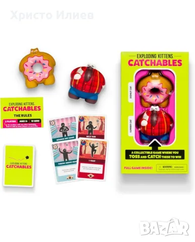Настолна игра карти Експлодиращи котета Exploding Kittens Catchables 2 , снимка 4 - Настолни игри - 55597286