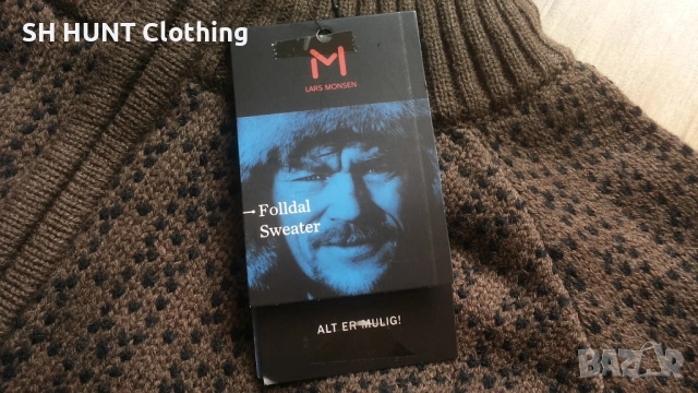 LARS MONSEN Folldal Genser 49% Wool размер M / L пуловер 49% Вълна - 2697, снимка 6 - Екипировка - 54859141