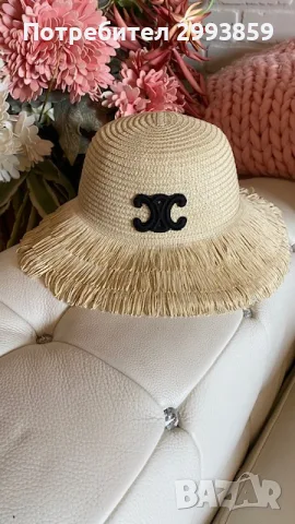 шапка СЕЛИН celine fringe hat, снимка 7 - Шапки - 55650129