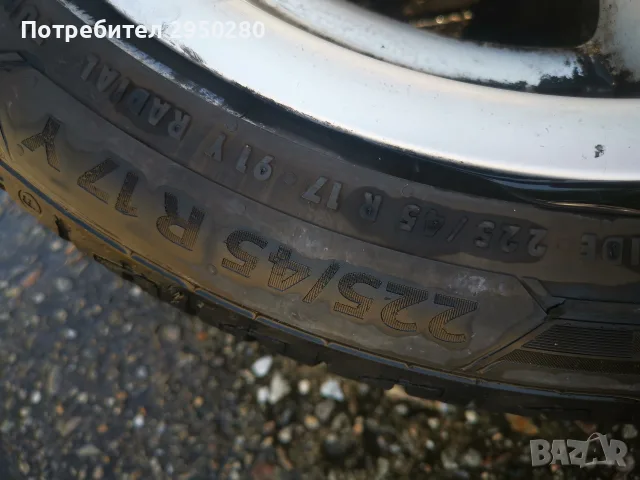 Оригинални BMW Style 66 Sport Package 17" с хубави, снимка 5 - Гуми и джанти - 55458570