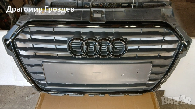 Радиаторна решетка за Audi A1/S1 (8X) Facelift / Ауди А1 (2015-2018), снимка 3 - Части - 54449056