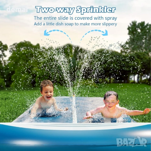 Jasonwell Slip and Water Strip - 6-метрова здрава водна пързалка, снимка 2 - Други - 54631047