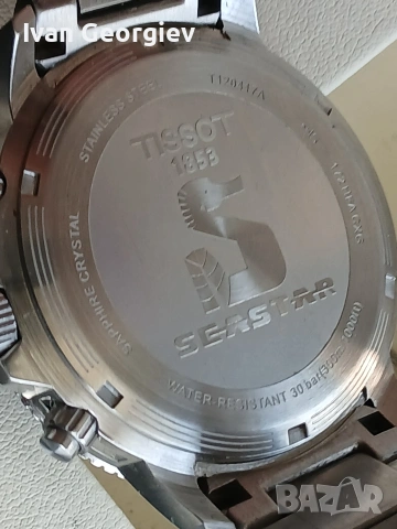 Нов часовник Tissot SEASTAR 1000 Chronograph T120.417.11.091.01 46mm, снимка 4 - Мъжки - 54602084