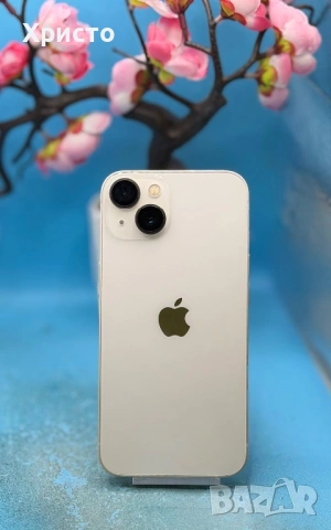 ПЕРФЕКТЕН!!! Apple iPhone 13, 128GB, 4GB RAM, 5G, Starlight  , снимка 3 - Apple iPhone - 54608328