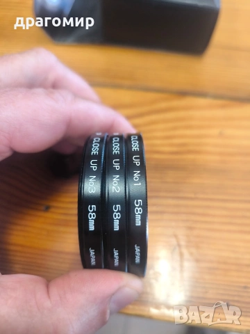 COZO CLOSE UP N 1 , 2, 3 58 mm JAPAN , снимка 5 - Обективи и филтри - 54763718