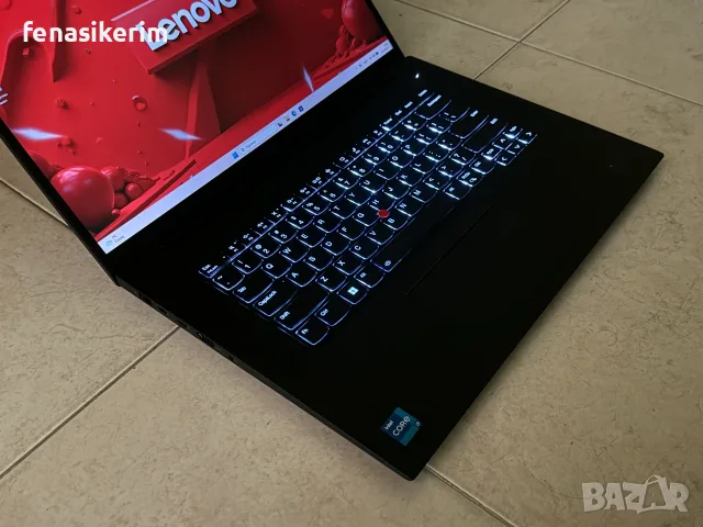 16' 2.5K 165Hz Core i9-12900H Lenovo ThinkPad P1 Gen 5 64GB DDR5/1TB NVMe/Nvidia RTX 3080 Ti 16GB , снимка 6 - Лаптопи за работа - 55532715