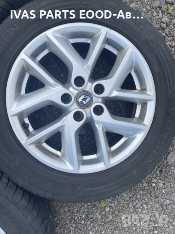 Джанти 17” Renault Kadjar/Nissan Qashqai /5x114.3/ с летни гуми 215/60/17, снимка 5 - Гуми и джанти - 55331586
