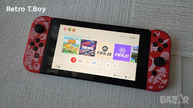 Nintendo switch v1, снимка 3 - Nintendo конзоли - 54316635