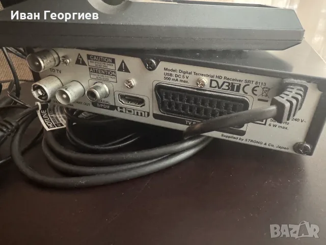 Дигитален  приемник за ефирна цифрова ТВ Strong SRT8113 + активна антена SRT ANT 30, снимка 2 - Приемници и антени - 55310182