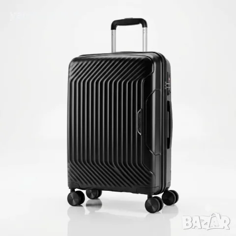 Куфар за ръчен багаж 55x40x23 PP 88001 – твърд куфар с 4 колела и TSA заключване , снимка 18 - Куфари - 55624480
