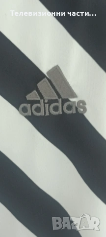 Мъжка тениска фланелка Adidas HF0126 , черно-бяла, размер мъжки XL , в отлично състояние, снимка 6 - Тениски - 54808368
