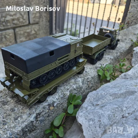 Краз/ремарке/АТС-59Г в мащаб 1:43, снимка 3 - Колекции - 55422909