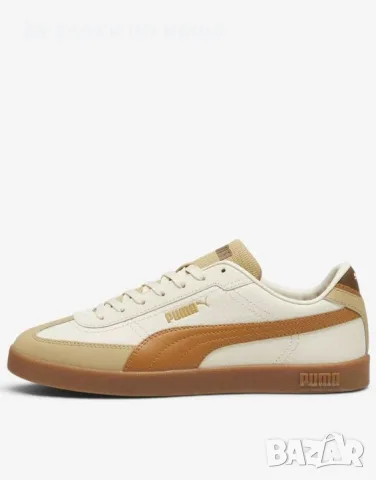 PUMA Club II Era Lthr White Brown Beige Мъжки Маратонки👟Мъжки Спортни Обувки👟Кецове Код P2844, снимка 3 - Маратонки - 55329135