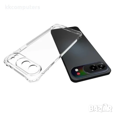 За ZTE nubia Air Pro Удароустойчив TPU Калъф със Скрийн Протектор – Прозрачен, снимка 2 - Калъфи, кейсове - 55376493