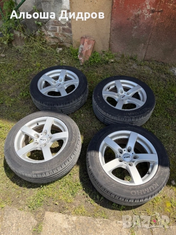 Продавам комплект алуминиеви джанти RIAL 16” с летни гуми Kumho., снимка 3 - Гуми и джанти - 54829985