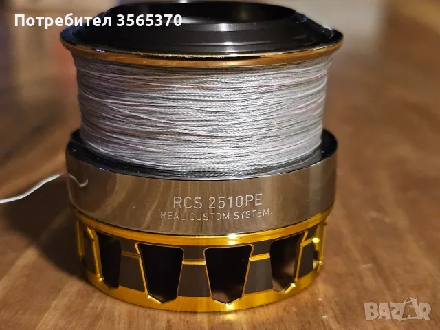 Шпула за макара Daiwa RCS 2510PE, произведена от SLP WORKS, цвят Gold, снимка 3 - Макари - 55381990