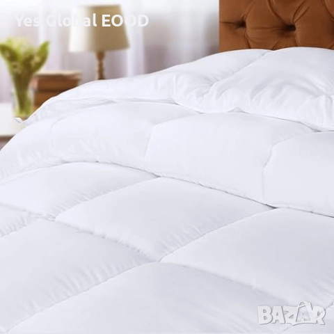 Utopia Bedding завивка 180x200см 370 GSM бяла, снимка 4 - Спално бельо - 54923717