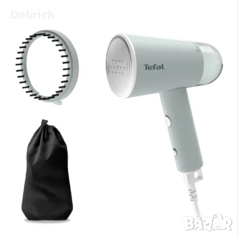 Преносима парна ютия Tefal Origin Travel DT1034E1, променлива пара 0-20 г/мин, резервоар 70 мл, 1200, снимка 3 - Ютии - 55425351