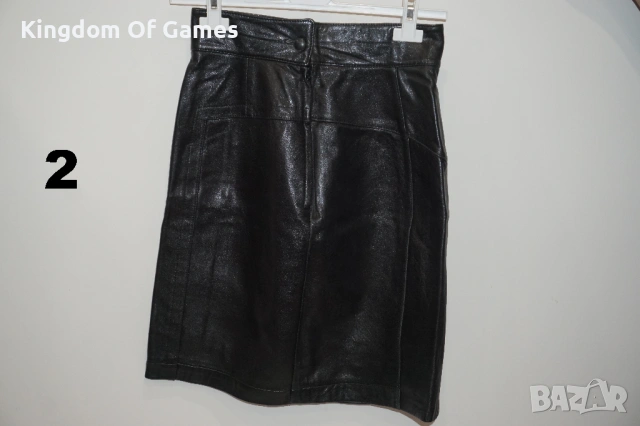 Лот от 10 Кожени Поли от Естествена и Изкуствена кожа Sara Kelly/Zara/H&M/TopShop/BikBok, снимка 5 - Спортни дрехи, екипи - 54482525