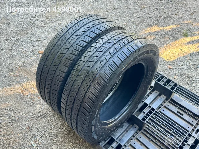 2бр.ЗИМНИ ГУМИ Continental 215/65/16C за бус Iveco,Ducato,Sprinter,Crafter,T5