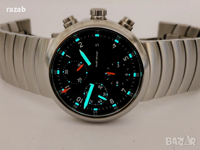 Sinn Chronograph-Eta7750 Audi Disign , снимка 2 - Мъжки - 54045349