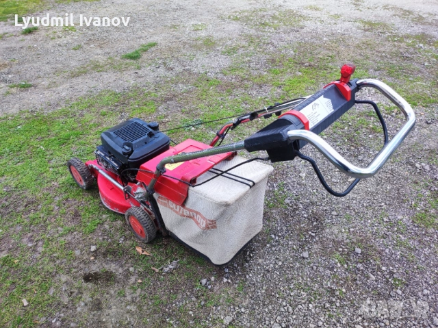 Бензинова самоходна косачка с кош Gutbrod BriggsStratton 150cm 4кс 4t 50см 33кг, снимка 4 - Градинска техника - 54364406