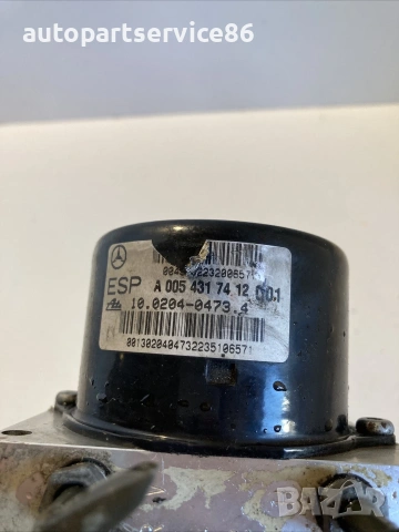 ABS помпа за Mercedes CLK W209 2.0K (2005) A0054317412, снимка 2 - Части - 55176516