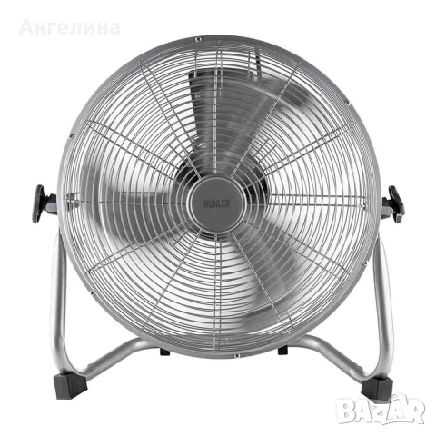 Вентилатор подов 18'' Muhler FM-1813, 100W, индустриален, метален, снимка 6 - Вентилатори - 55128916