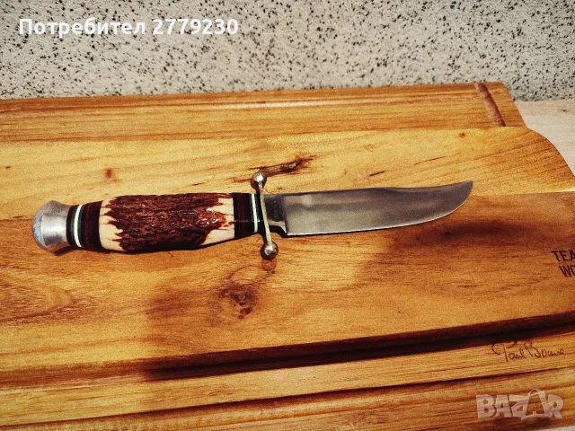 Нож ловен Made in Germany" Hubert Solingen, снимка 5 - Ножове - 55400125