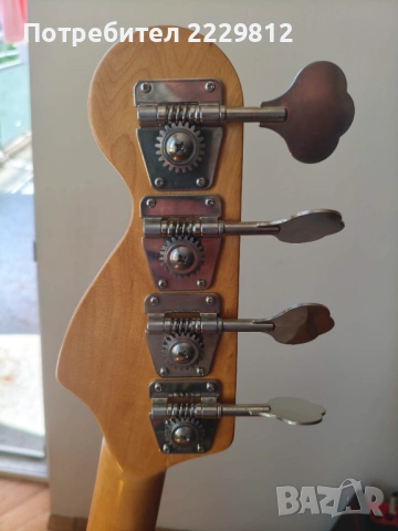 Squier Affinity P Bass (YN серия, 1997) – Екраниран, с High-Mass бридж и Brass Nut, снимка 6 - Китари - 54847872