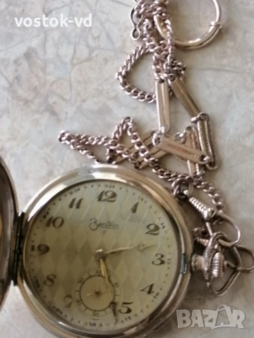 ZENTRA - ДЖОБЕН ЧАСОВНИК РАБОТЕЩ , снимка 17 - Антикварни и старинни предмети - 54335091