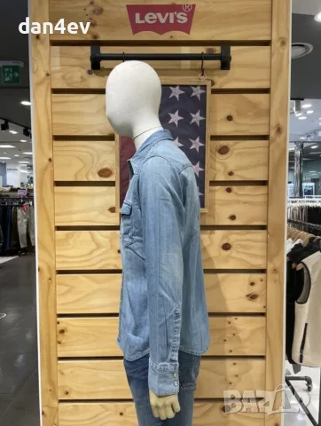 Дънкова риза Levi’s, снимка 8 - Ризи - 55600862