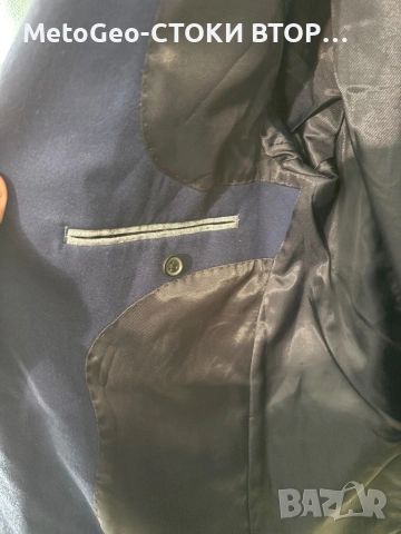 Мъжко сако яке G-Star RAW – Оригинално, Наситено синьо (Размер 52), снимка 11 - Сака - 54425123
