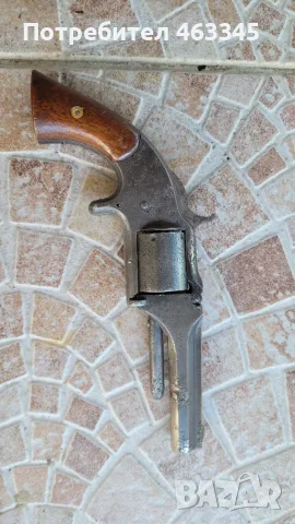 пистолет, пищов, револвер Smith and Wesson Mark 1, снимка 4 - Антикварни и старинни предмети - 55513266