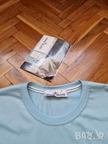 Страхотна мъжка тениска STONE ISLAND размер M L XL , нова с етикет , снимка 4 - Тениски - 54836213
