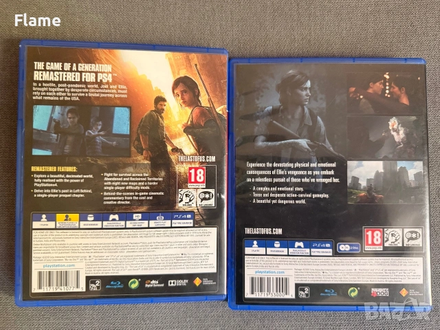 The Last Of Us part 1 & 2 ps4 бартер плейстейшън игри последните оцелели ps5, снимка 4 - Игри за PlayStation - 55075175