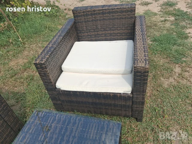Градински комплект, снимка 4 - Градински мебели, декорация  - 55587519